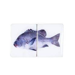 Stigerwoods Decoration Murale Poisson Arlequin Sur Fond Blanc - 40 Cm X 20 Cm Online