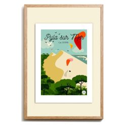 Les Petits Yéyés Affiche Le Pyla Bain De Mer - 30 X 40 Cm Best