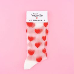 Coucou Suzette Chaussettes Transparentes Coeur Online