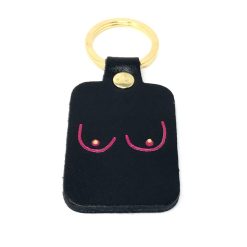 Ark Porte-Cles Boobs En Cuir - Noir Online