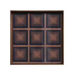 Ethnicraft Plateau Carre En Verre Ink Squares Online