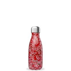 Qwetch Bouteille Isotherme 260 Ml Flowers Rouge New