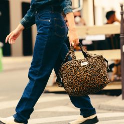 Rive Droite Paris Sac Sauval City Bag En Coton Recycle - Leopard New