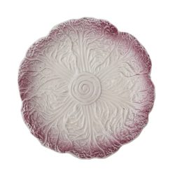 Bloomingville Assiette Mimosa En Gres - O 21 X 2,5 Cm - Violet Best