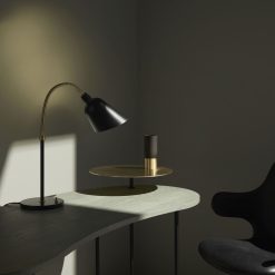 And Tradition Lampe De Table Bellevue - Noir & Laiton New