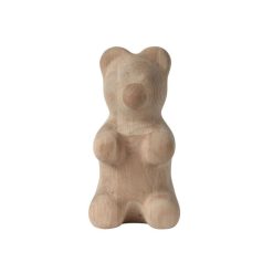 BoyHood Figurine Ours En Guimauve - H 15.5 Cm Chene Fume Best