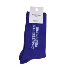 Félicie Aussi Chaussettes Pour Pecho Paillettes 36/40 - Bleu Hot