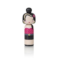 Lucie Kaas Figurine En Bois Kokeshi Sketch.Inc Amy - 16.5 Cm New