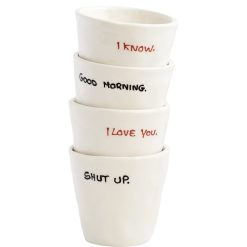 Sélectionné par Fleux Tasse A Expresso I Love You - Blanc Clearance