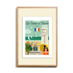 Les Petits Yéyés Affiche Les Sables D'Olonnes Bain De Mer - 30 X 40 Cm Wholesale