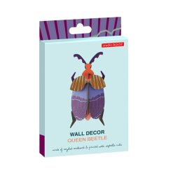 Studio Roof Decoration Murale Coleoptere Reine En Carton Recycle Clearance