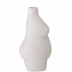 Bloomingville Vase Elora En Gres Blanc Online