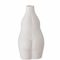 Bloomingville Vase Elora En Gres Blanc Online