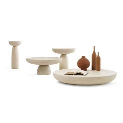 MOGG Table D'Appoint Olo - O 30 X H 61 Cm - Ivoire Online