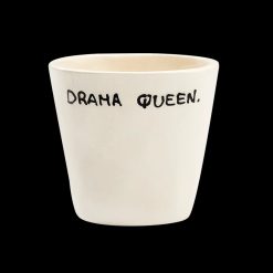 Sélectionné par Fleux Tasse Expresso Drama Queen - Blanc Hot