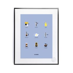 Image Republic Affiche Le Duo Cafe - 40 X 50 Cm New