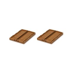 Liewood Set De 2 Caisses Weston S - Golden Caramel Wholesale