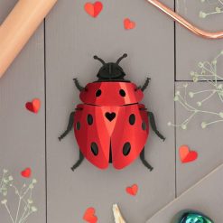 Assembli Trophee Origami Coccinelle Lady Lovebug - Rouge Ruby Hot