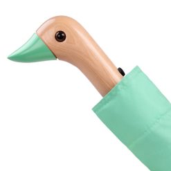 Original Duckhead Parapluie A Manche Tete De Canard - Vert Menthe New