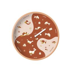 Ocean Clock Horloge Semaine Pour Enfant En Bois - Terracota Best