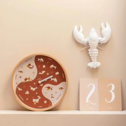 Ocean Clock Horloge Semaine Pour Enfant En Bois - Terracota Best