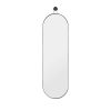 Ferm Living Miroir Poise Oval Metal Noir - H 98 X 28 Cm Best