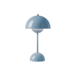 And Tradition Lampe A Poser Flowerpot Vp9 Sans Fil - Bleu Clair Hot