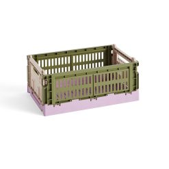 Hay Caisse Crate Mix S - Olive/ Poudre New