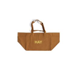 Hay Sac Weekend En Coton Recycle - Caramel New