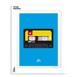 Image Republic Affiche Le Duo 80'S K7 Audio 02 - 30 X 40 Cm Hot