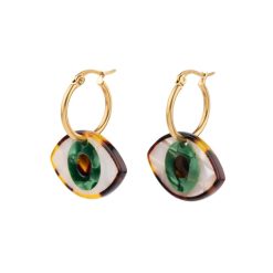 Coucou Suzette Boucles D'Oreilles Oeil - Vert Online