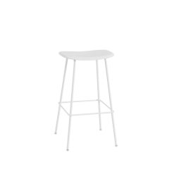 Muuto Tabouret Fiber Tube Blanc + Assise Blanc Wholesale