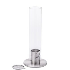 Höfats Cheminee / Feu De Table Spin 120 - O 23 X 54 Cm - Argent Clearance