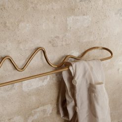 Ferm Living Porte-Serviette Curvature Laiton Online